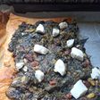 Hojaldre con espinacas y queso de cabra Mambo