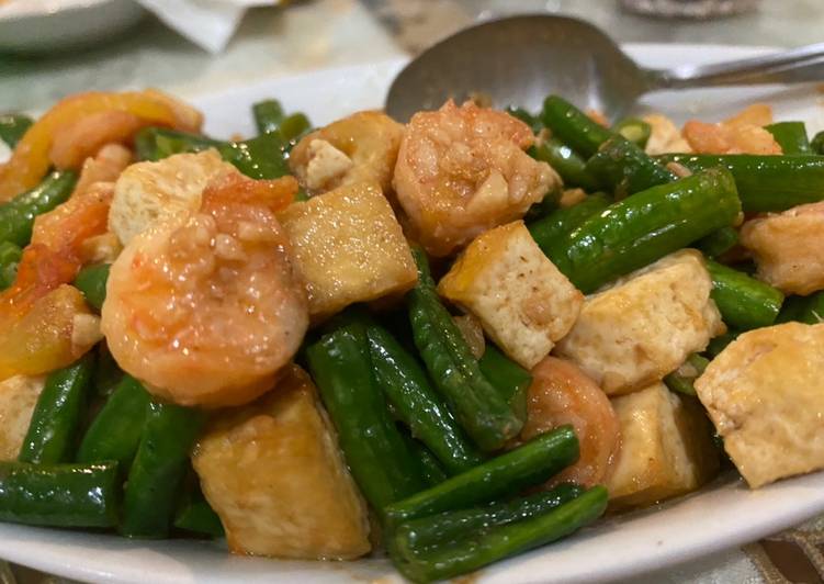 Tauco Campur Udang Tahu