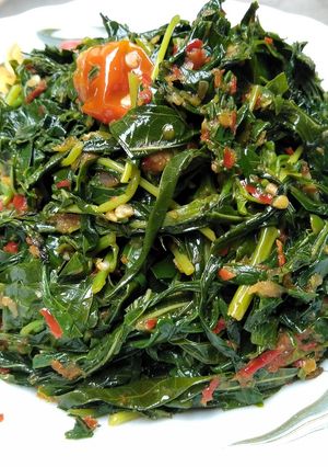 Foto resep Tumis daun singkong