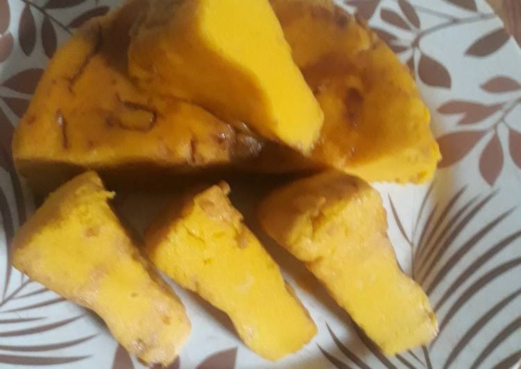 Resep Cake labu kuning kukus yang simpel