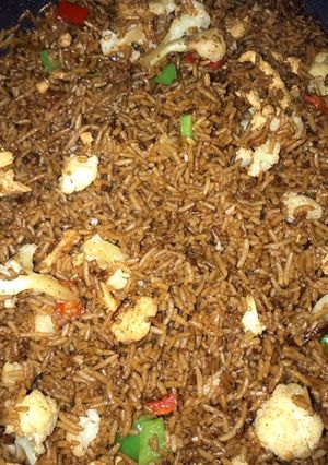 A picture of Masala brown rice.