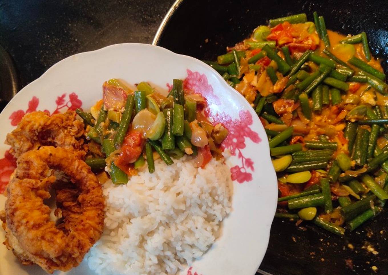 Tumis Daun Bawang Merah