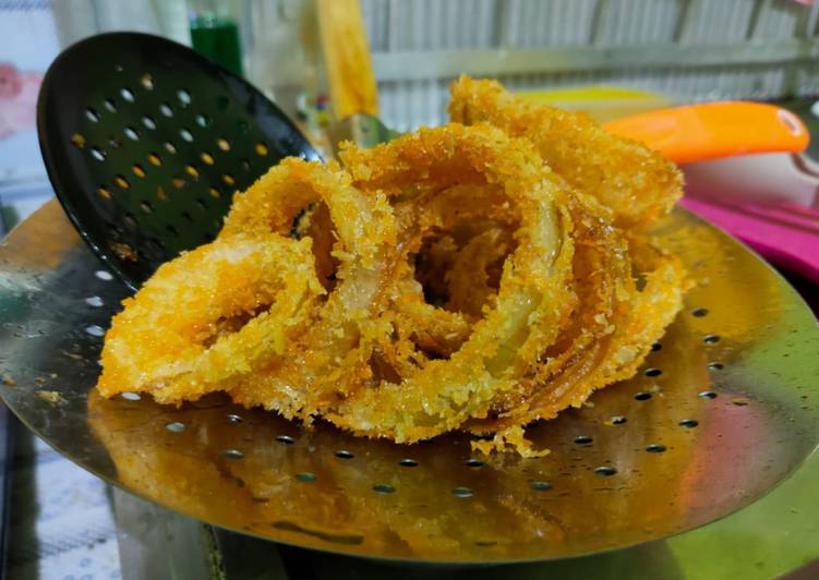 Resep Onion ring kriuk yang Bisa Manjain Lidah