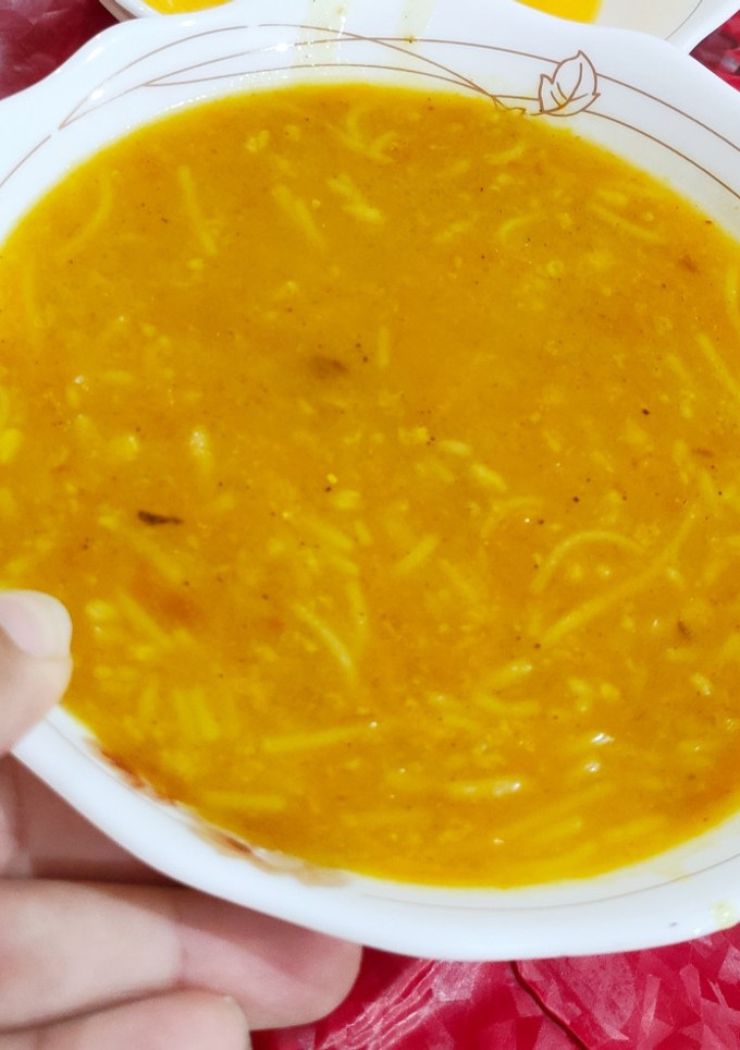 عکسی از دستور سوپ ساده