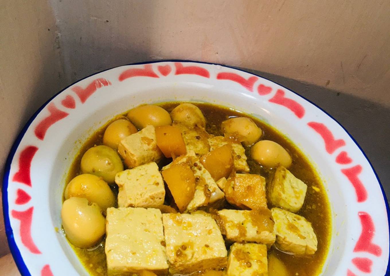 Semur Tahu Telur Puyuh Kentang