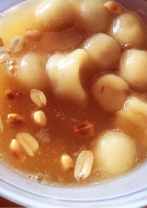 Hình của món Bánh ngào nấu bằng đường.