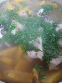 Hình của món SP.0126 - Canh Bí Ngô Nấu Cá Lóc.
