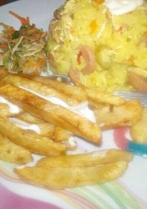 Una foto de Arroz con pollo🍗🍴