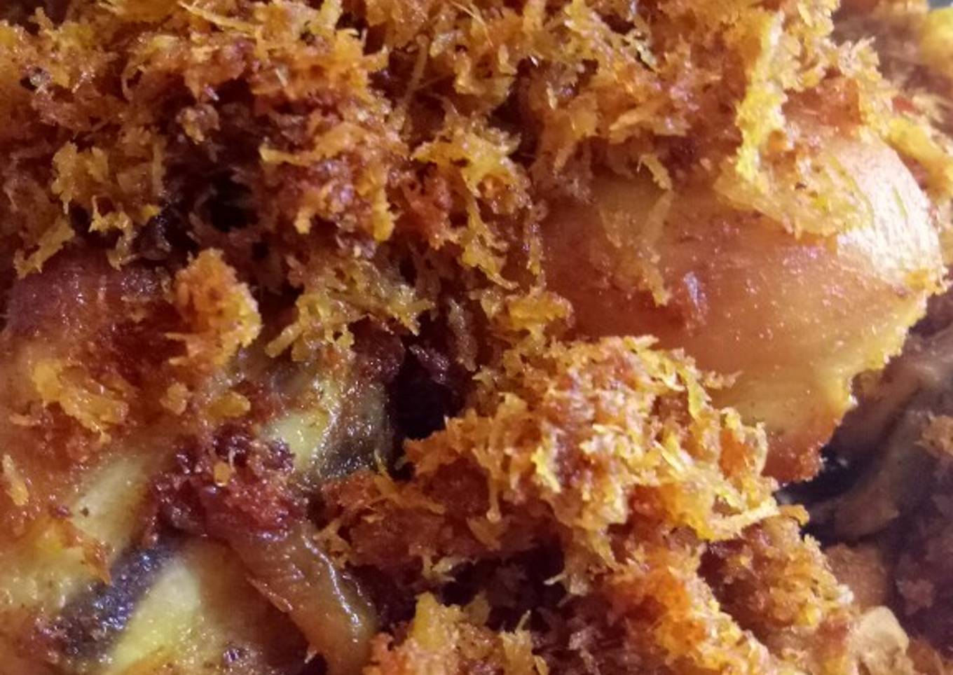 Resep Ayam goreng serundeng yang Bikin Ngiler