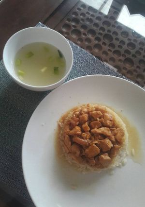 Foto resep Nasi tim ayam kilat