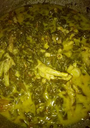 Foto resep Gule ceker daun singkong
