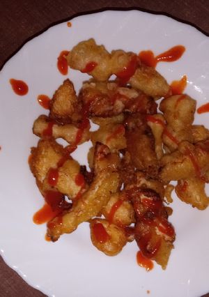 Foto de Tempura de peru com sriracha