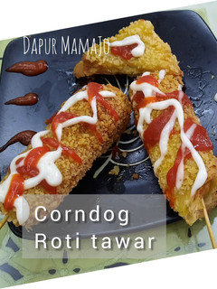 Foto resep Corndog Roti Tawar 🥓🍞🧀