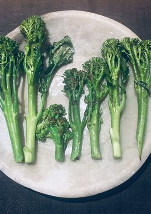 A picture of Tenderstem broccoli trees 🌱🌳.