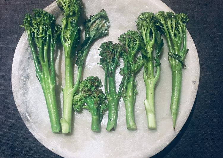 Recipe of Homemade Tenderstem broccoli trees 🌱🌳