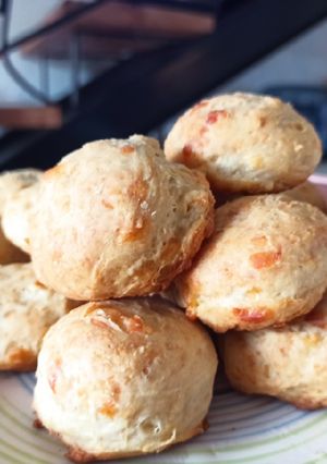 Una foto de Scones de queso fáciles