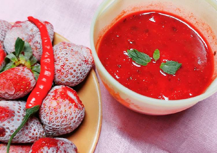 Simple Way to Make Tasty Strawberry Chutney | Satisfying Recipe | So Delicious !