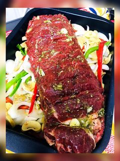 Una foto de ✨Punta Paleta al horno con vegetales.✨