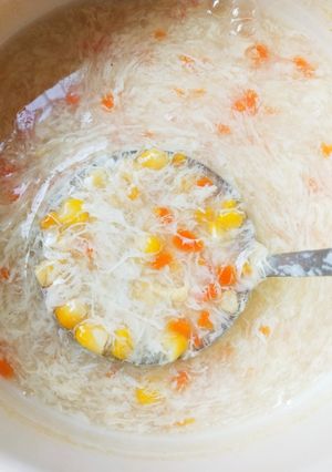 Foto resep Sup Telur Jagung / Chinese Corn soup