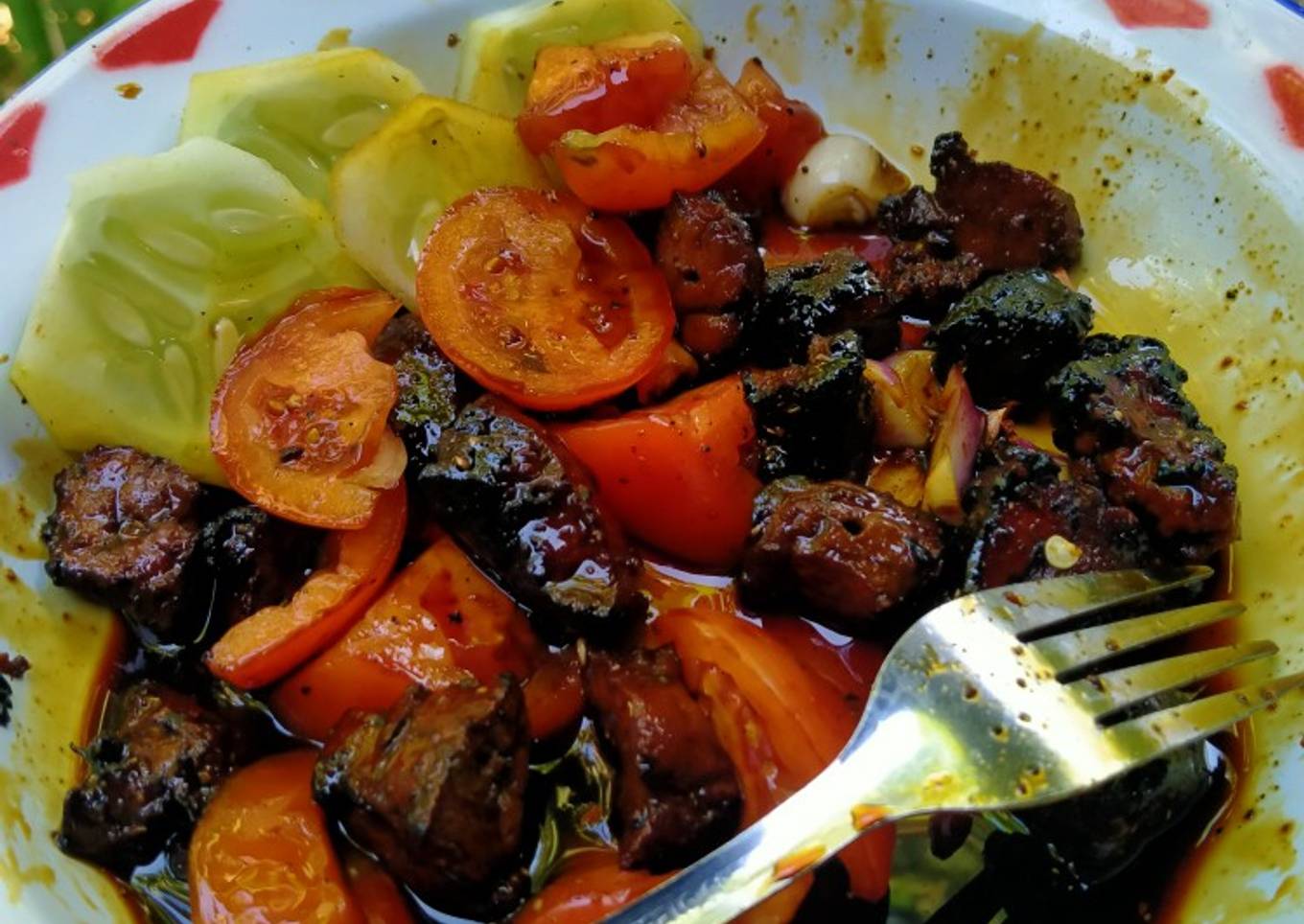 Sate kambing sambel kecap