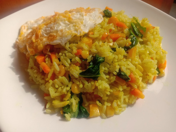 Resep Nasi Goreng Go Green🥕🥒🌽🍅 yang Enak Banget