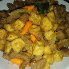รูปของ Tumis Daging Tahu bumbu Ketumbar