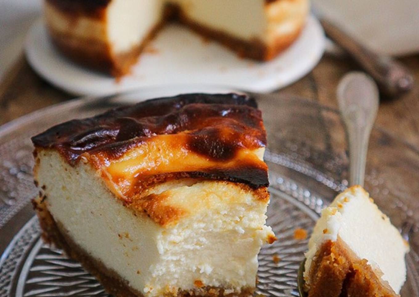 Tarta de queso brie y gorgonzola