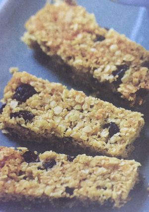 Una foto de Barritas de avena con pasas