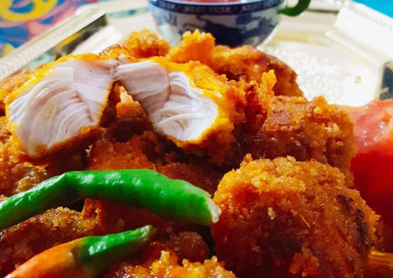Spicy bonless fried chicken