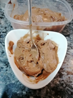 Una foto de 312. Helado de chocolate vegano / Thermomix