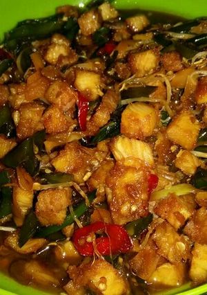 Foto resep Tumis jambal roti dadu alla alla 🐟🎲