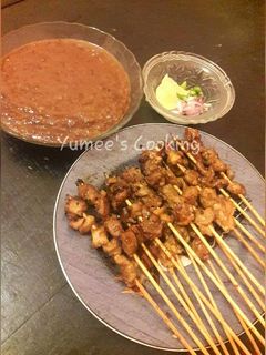 Foto resep Sate Ayam Bumbu Kacang