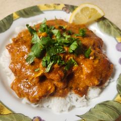 A picture of Brad's chicken coconut curry.