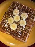 Wafles de avena y banana🍌