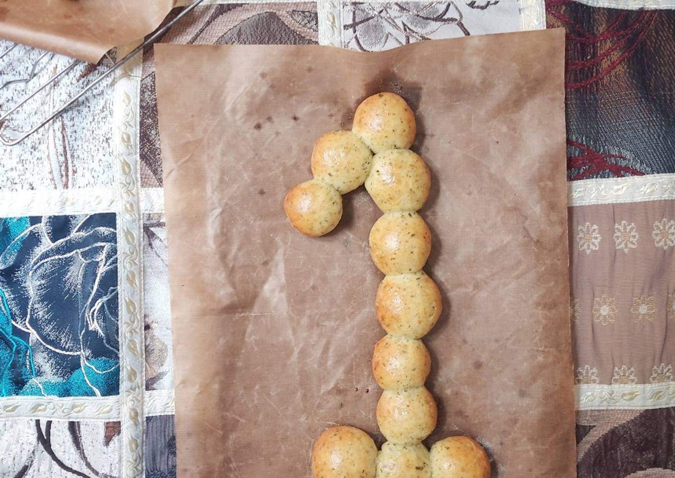 Garlic Cheese Bubble Bread | Roti Bawang Putih Keju Tanpa Ulen