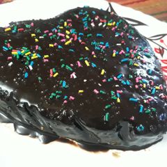 A picture of Easy chocolate cake.