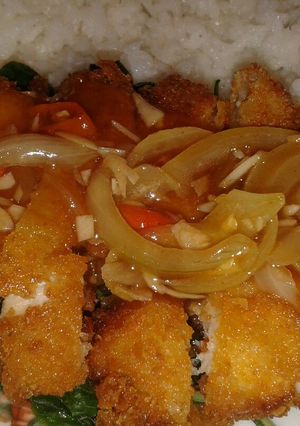 Foto resep Chicken katsu saus pedas manis