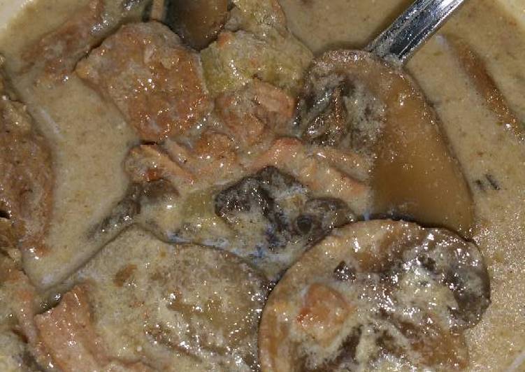 Recipe of Homemade Hearty Beef Stroganoff (crock pot)