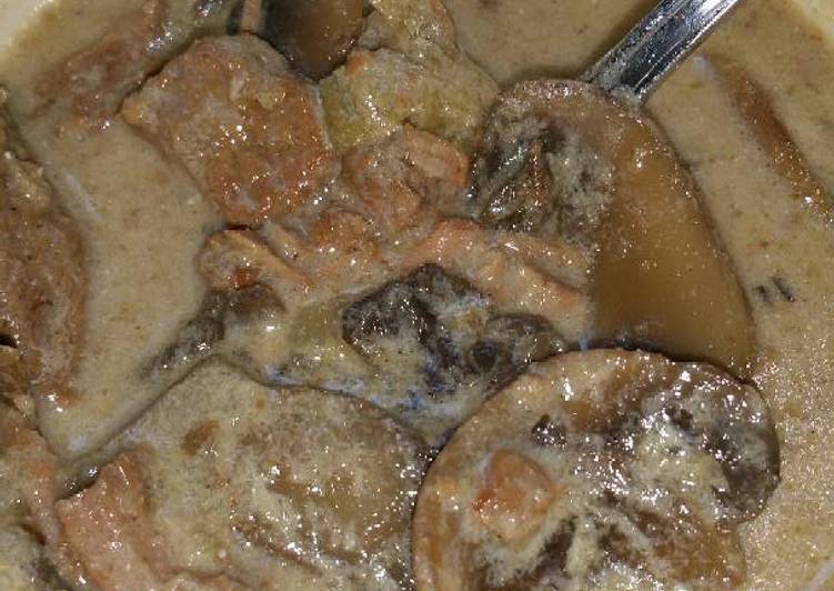 Recipe of Super Quick Hearty Beef Stroganoff (crock pot)