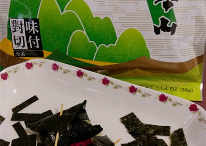 【元本山幸福廚房】一口海苔脆飯 食譜成品照片