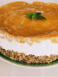 Cheesecake alle pesche