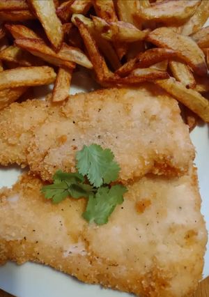 A picture of Fish and chips.