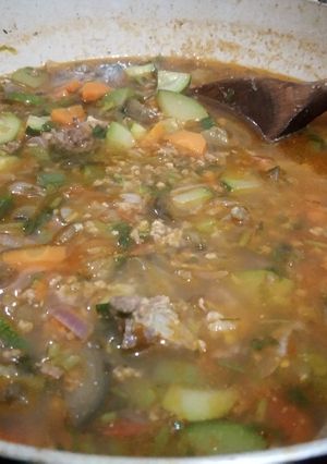 A picture of Minced stew😋.
