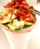Michelada con camarones