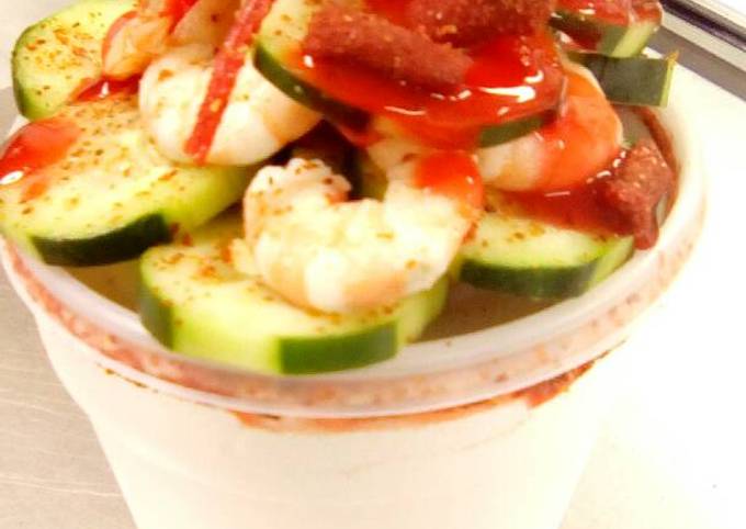 Michelada con camarones Receta de Eduardo Flores- Cookpad