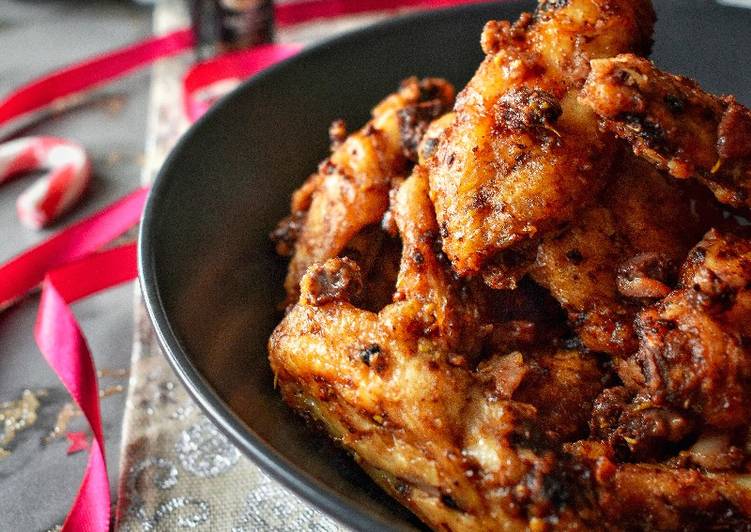 Step-by-Step Guide to Prepare Perfect Bailey&#39;s Butter Wings With Bacon &amp; Black Pudding