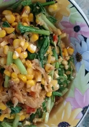Foto resep Tumis Sawi Jagung Manis