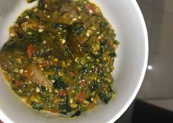 Easiest Way to Make Appetizing Goat Meat Okra Soup