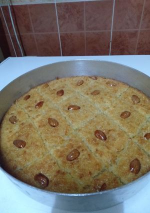 صورة لوصفة بسبوسه تحفة