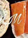 Montadito de palometa y roquefort